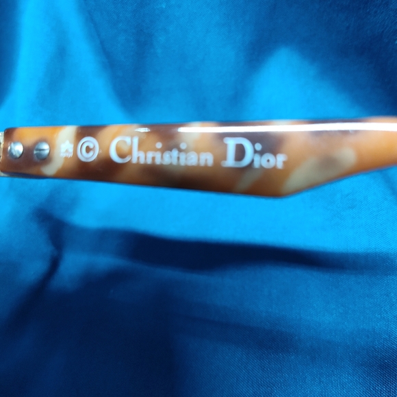 Christian Dior tortoise shell frames only retro hippie glasses 70's - Picture 7 of 11